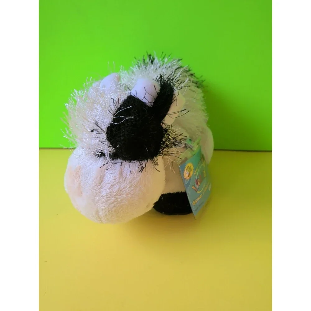 Ganz Webkinz Cow HM003 Black & White Plush With Sealed Code Unused Retired